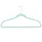 Simplify Super Slim Velvet Hangers with Gold Hook in Pool Blue, 10PK 3246-G-POOL - alternate 2